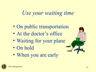 Time Management Notes for Children for their Knowledge | PPT