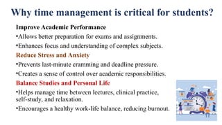 Effective Time Management Strategies for Dental Students and ...