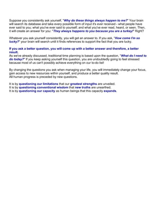 Tony Robbins Worksheet.pdf Time Management - Anthony Robbins - Rapid Planning Method | PDF