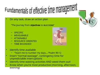 TimeManagement-BalancingSeries_ppt, St Augustine Sunday School Lesson 4 ...