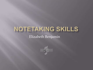 Elizabeth Benjamin
 