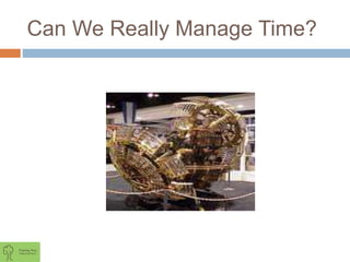 Can We Really Manage Time?
 