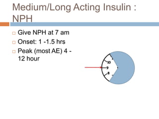 Time management and insulin administration | PPTX
