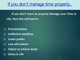Time management and stress management by gmk