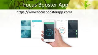 Focus Booster App
https://www.focusboosterapp.com/
 