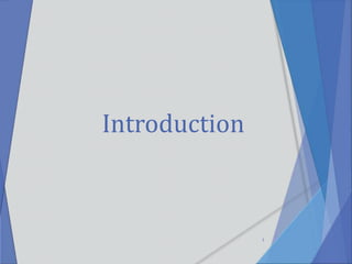 Introduction
1
 