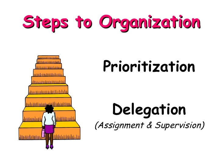 Prioritization delegation and assignment