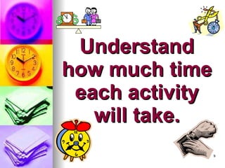 Time Management Foods Lab Worksheet | PPT
