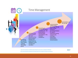Time Management Back Group Time Management in Group Work | PPTX