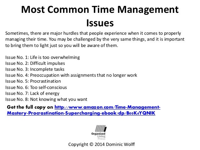 Dissertation on managment problems
