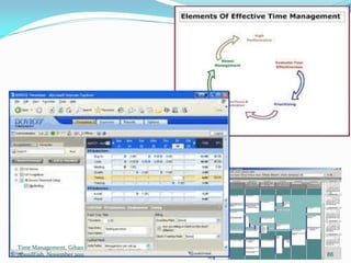 Time Management, Gihan
AboulEish, November 2011   86
 