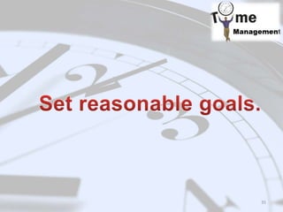 Time management presentation. | PPTX