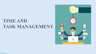 TIME AND
TASK MANAGEMENT
 