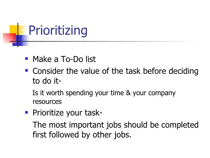 time management presentation time management presentation
