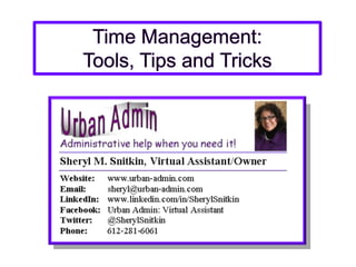 Free Time Management Tips