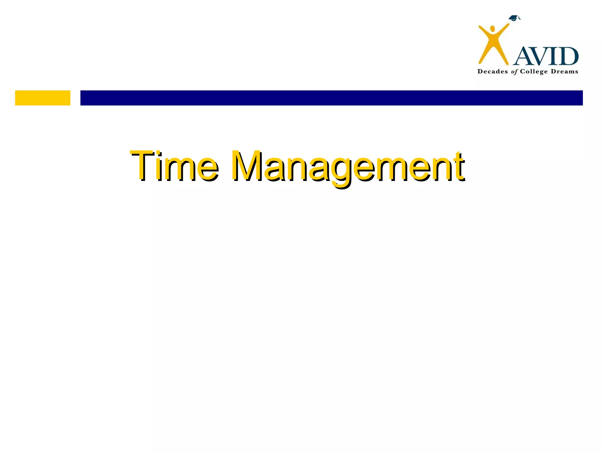 Time ManagementTime Management
