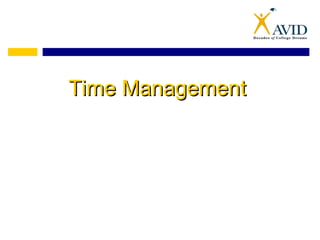 Time ManagementTime Management
 