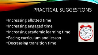 Time management skill in teaching | PPSX