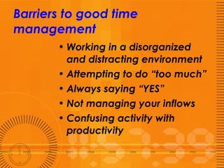 Improving the Time Management Skills | PPT