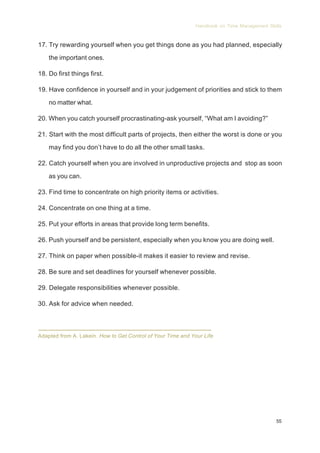 Time management skills ( pdf drive ) | PDF