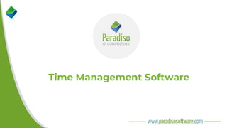Time Management Software Ppt Ppt