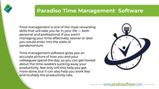 Time management software ppt | PPTX