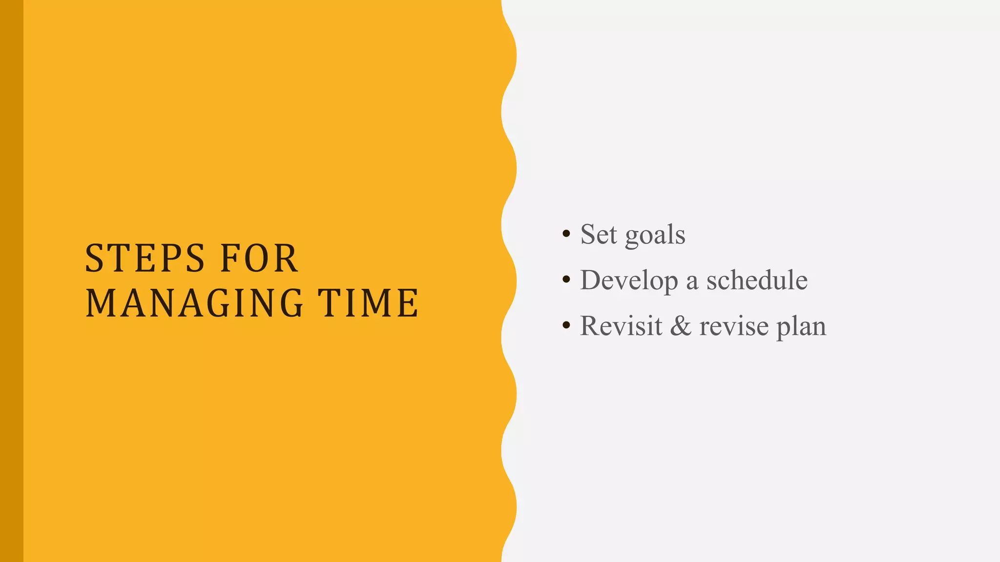 Time management techniques | PPTX