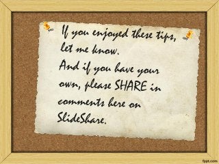 Time management tips -- Get your junk done.