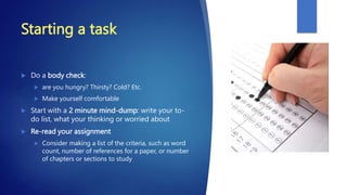 Time Management Tips | PPTX