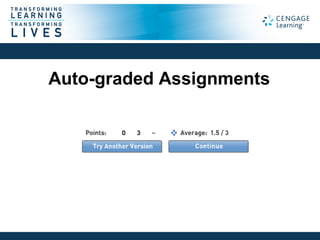 Auto-graded Assignments
 