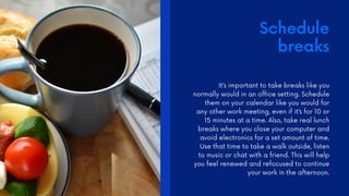 Time Management Tips When Working From Home