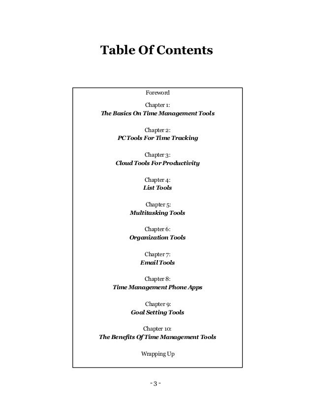 The Basics On Time Management Tools