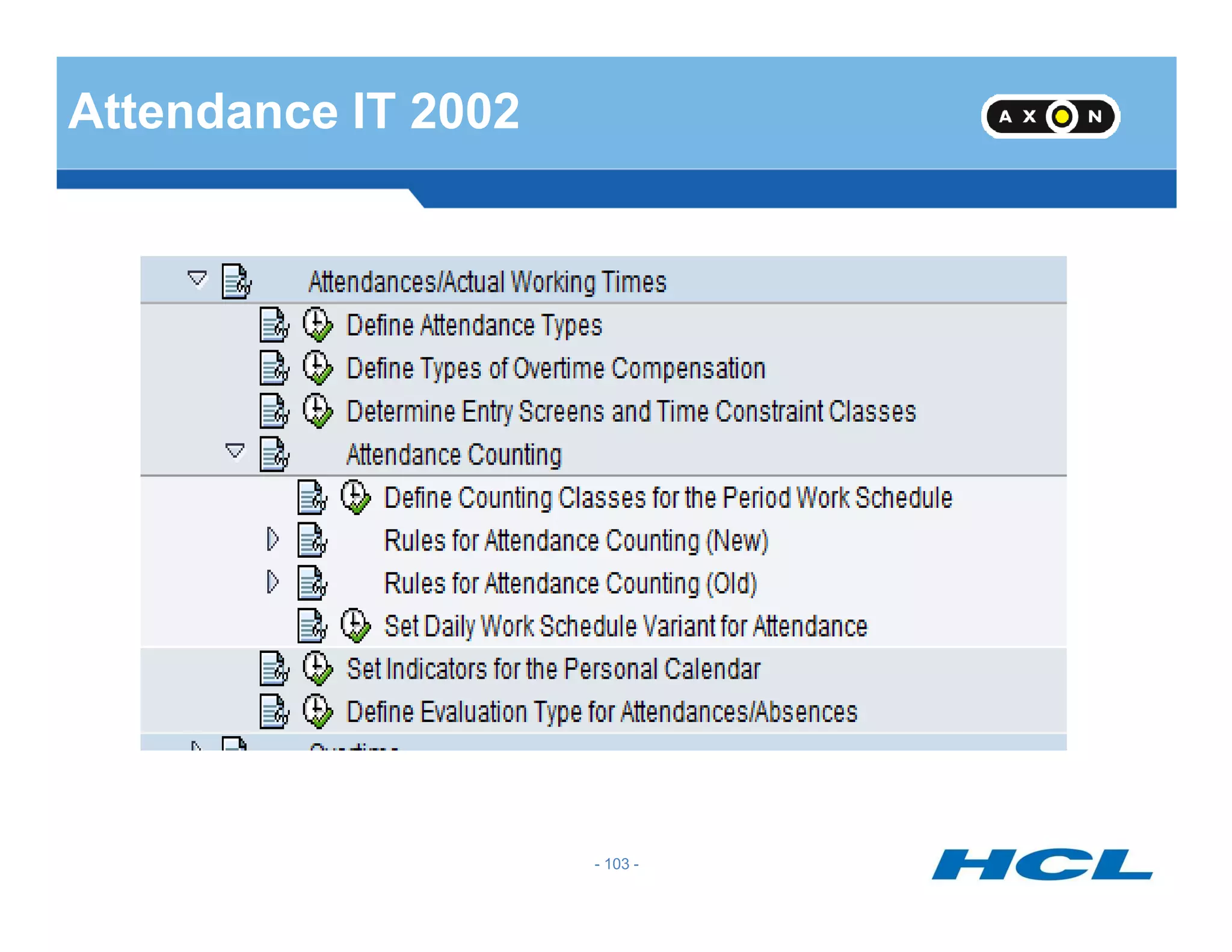 Attendance IT 2002
- 103 -
 