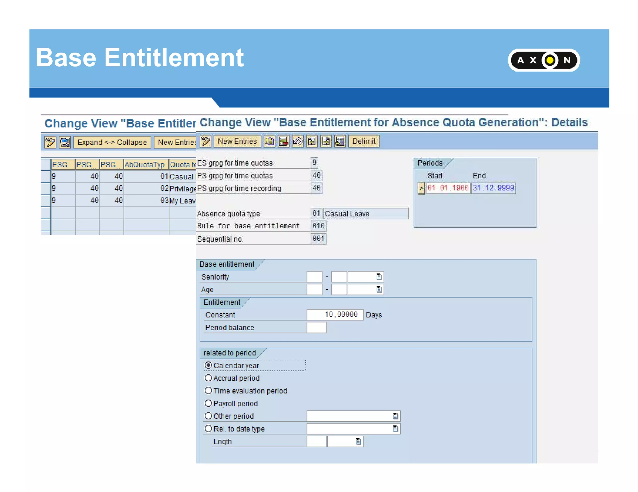 Base Entitlement
- 114 -
 