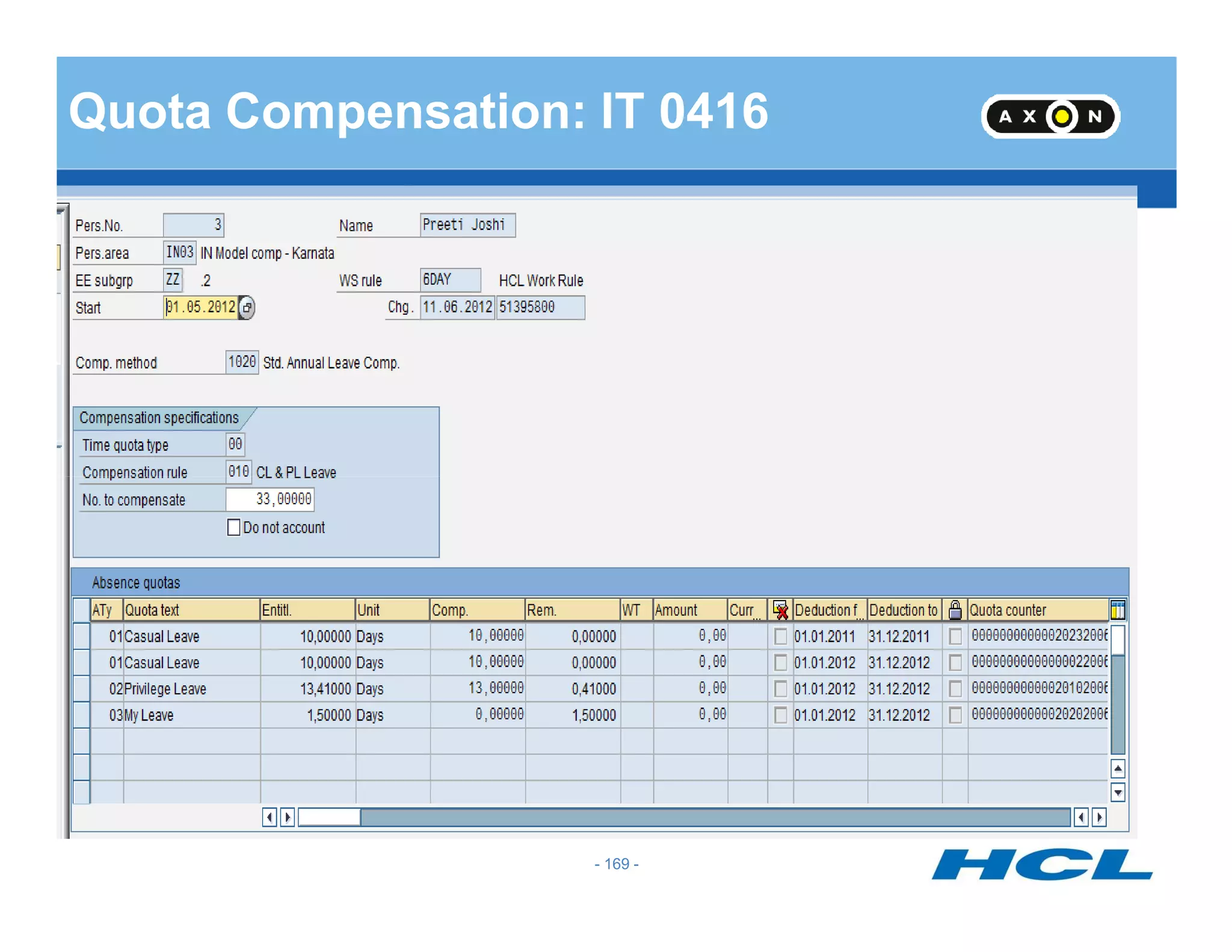 Quota Compensation: IT 0416
- 169 -
 