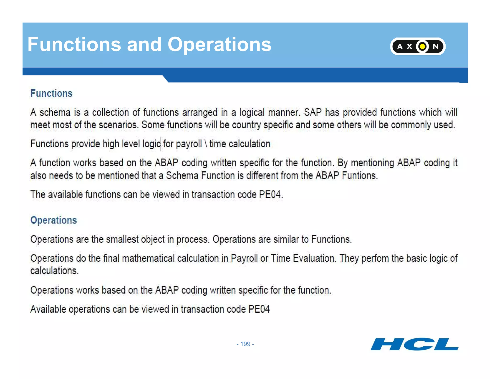 Functions and Operations
- 199 -
 