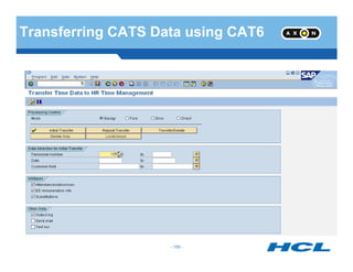 Transferring CATS Data using CAT6
- 189 -- 189 -
 