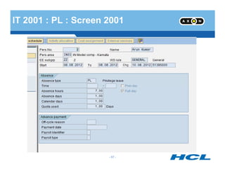 SAP Time Management | PDF