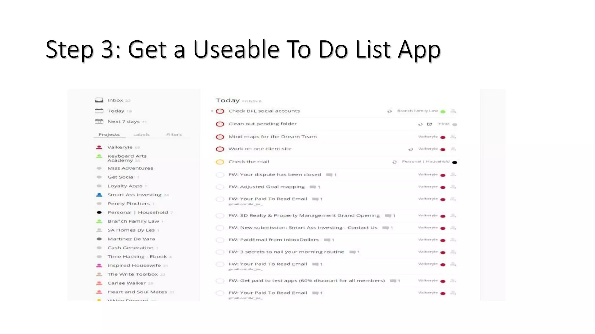 Step 3: Get a Useable To Do List App
 