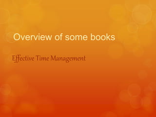 Time management and 7 habits of highly effective teacher | PPTX