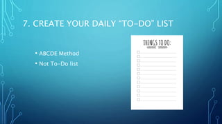 Time Management By Brian Tracy | PPTX