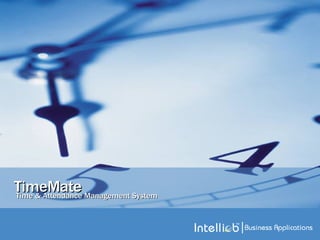 TimeMate Time & Attendance Management System 