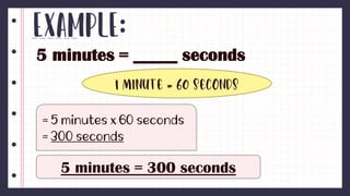 Time Measurement Math Grade 3 | PPT
