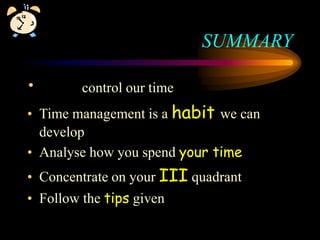 Time mgmt