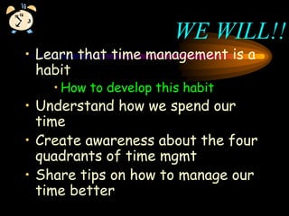 Time mgmt