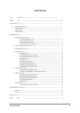 DAFTAR ISI 
KATA PENGANTAR...................................................................................................
