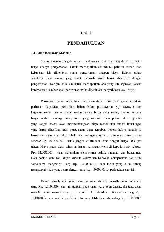 Makalah Time of value Makalah Time of value