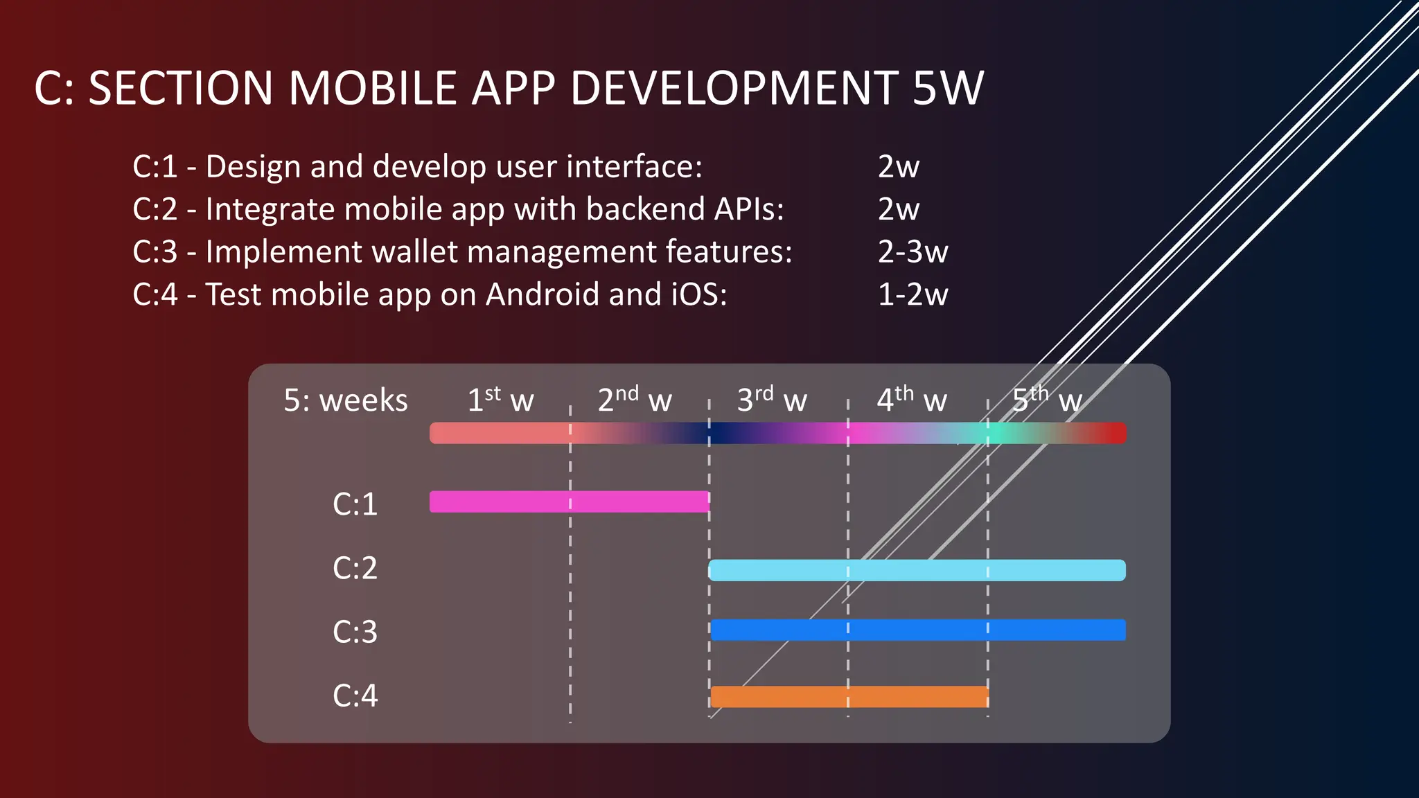 Project time prototype for a digital wallet | PPT