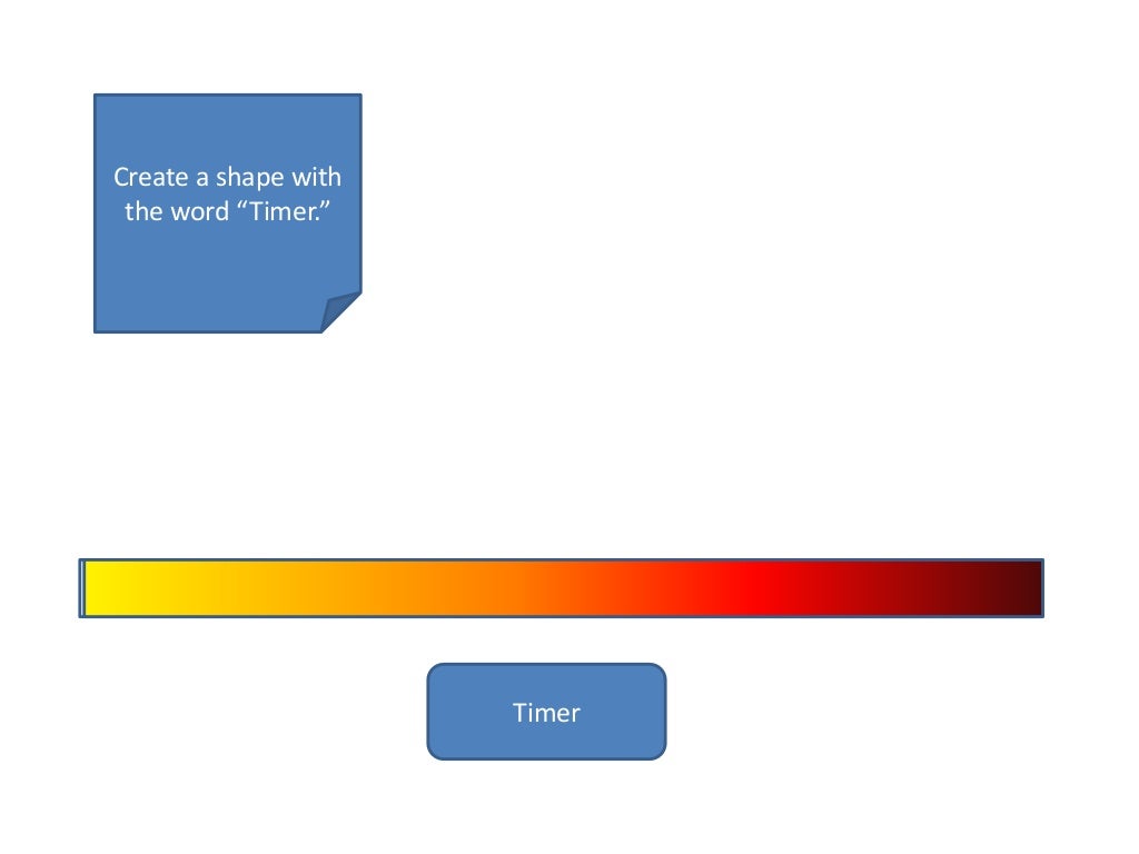 Creating a Timer Bar on PowerPoint to Count Down Time