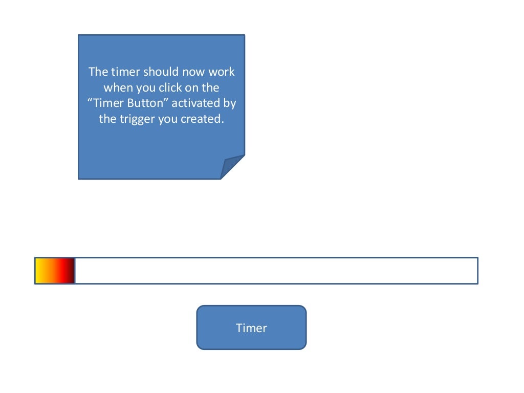 Creating a Timer Bar on PowerPoint to Count Down Time